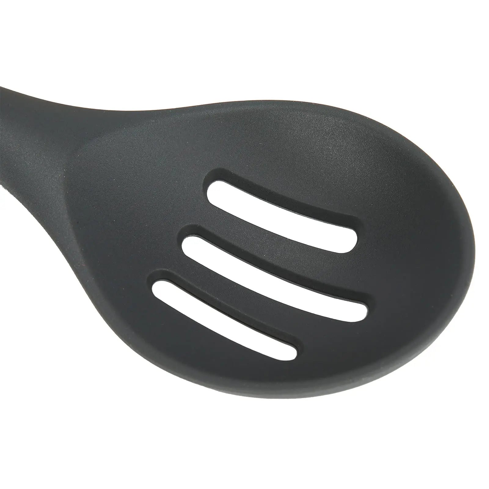Conjunto de 12 utensílios de cozinha de silicone cinza, antiaderentes, com cabos de madeira de faia, resistentes ao calor até 250 °C (480 °F), ideais para cozinhas domésticas.