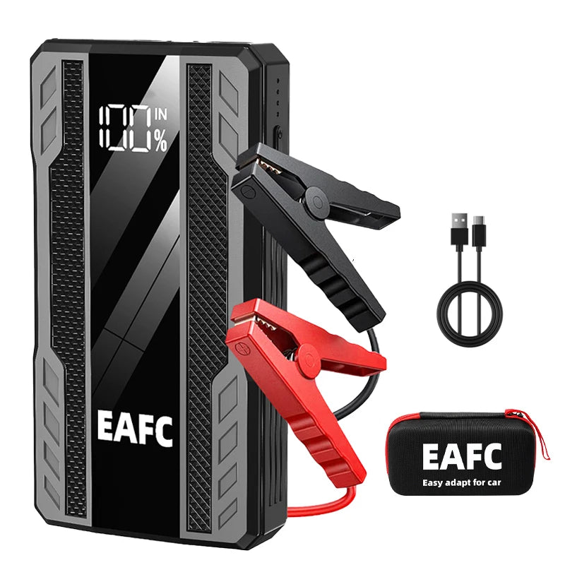 EAFC 2000A / 600A Carregador de Bateria Portátil para Carro, Auxiliar de Partida 12V para Motores a Diesel e Gasolina
