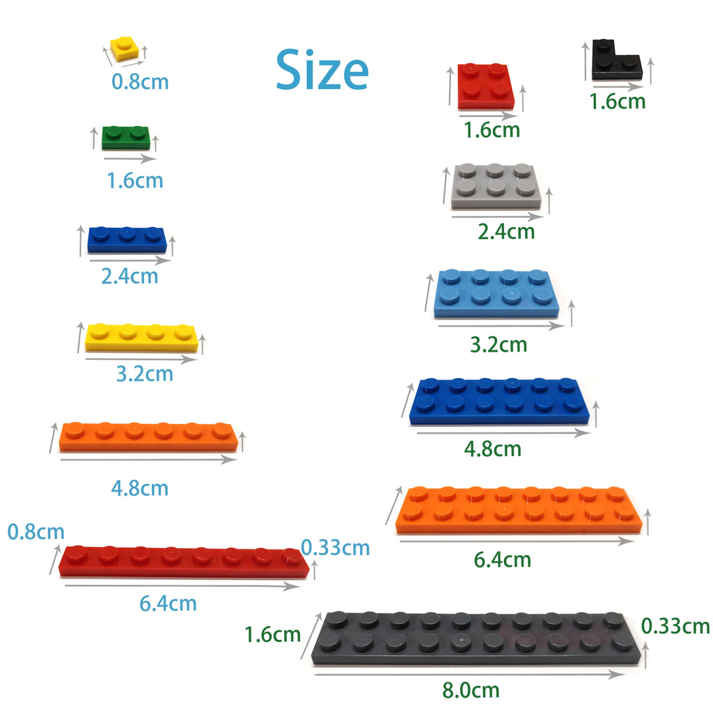Conjunto de 600 peças de blocos de montar DIY, figuras finas, formato de lâmpada, 12 cores, educativo e criativo, tamanho compatível com brinquedos 4037 para crianças.