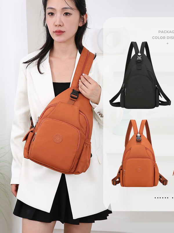 Mochila Bolsa de Peito da Moda, Tendência 2026, Nova Bolsa de Peito Feminina, Bolsa Casual Anti-respingos, Bolsa de Peito Multifuncional