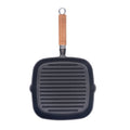 Frigideira de ferro fundido para bife, panela de ferro com listras, frigideira para assar bife sem revestimento, frigideira grossa, direto da fábrica, atacado