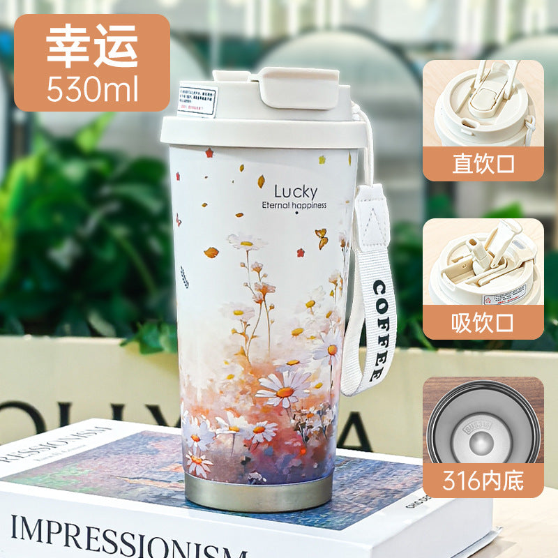 Copo térmico de aço inoxidável para o verão, ideal para água, café, carro e outras bebidas. Também pode ser usado como copo químico ou caneca para café. Perfeito para personalizar e exibir seus produtos em diversos formatos.