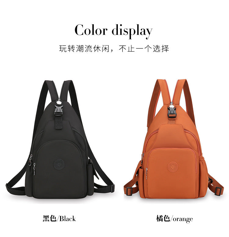Mochila Bolsa de Peito da Moda, Tendência 2026, Nova Bolsa de Peito Feminina, Bolsa Casual Anti-respingos, Bolsa de Peito Multifuncional