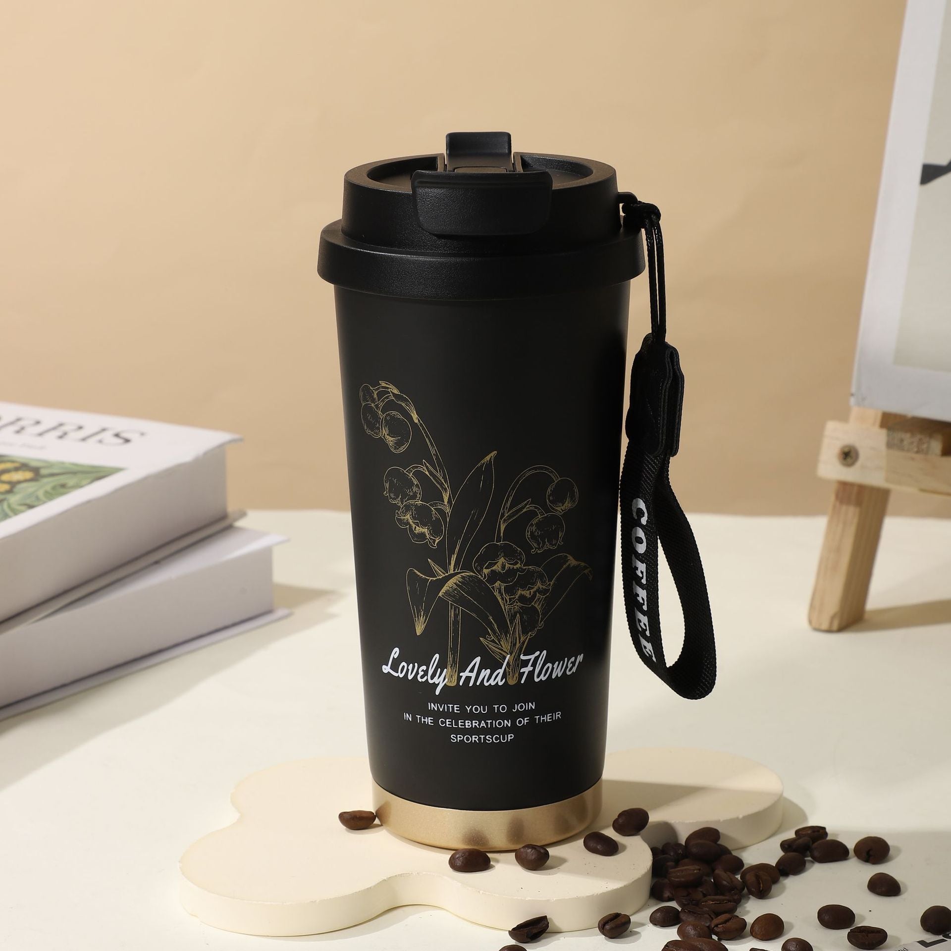 Copo térmico de aço inoxidável para o verão, ideal para água, café, carro e outras bebidas. Também pode ser usado como copo químico ou caneca para café. Perfeito para personalizar e exibir seus produtos em diversos formatos.