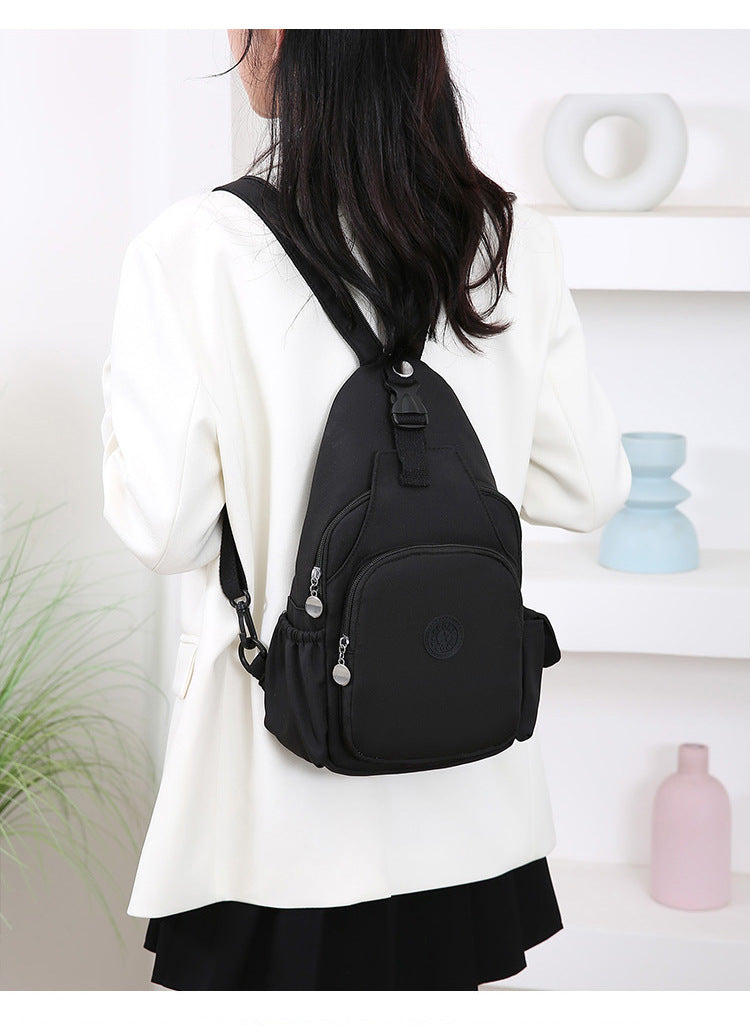 Mochila Bolsa de Peito da Moda, Tendência 2026, Nova Bolsa de Peito Feminina, Bolsa Casual Anti-respingos, Bolsa de Peito Multifuncional