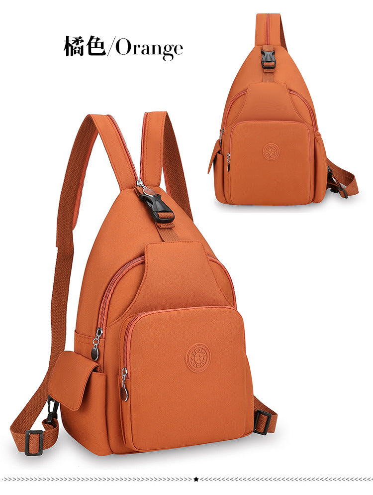 Mochila Bolsa de Peito da Moda, Tendência 2026, Nova Bolsa de Peito Feminina, Bolsa Casual Anti-respingos, Bolsa de Peito Multifuncional