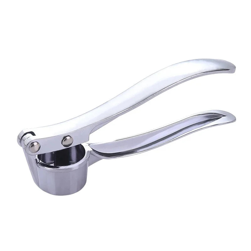 Utensílios de cozinha profissionais: Espremedor de alho de alta qualidade, triturador de alho, cabo liso, fácil de limpar, triturador de frutas e vegetais.