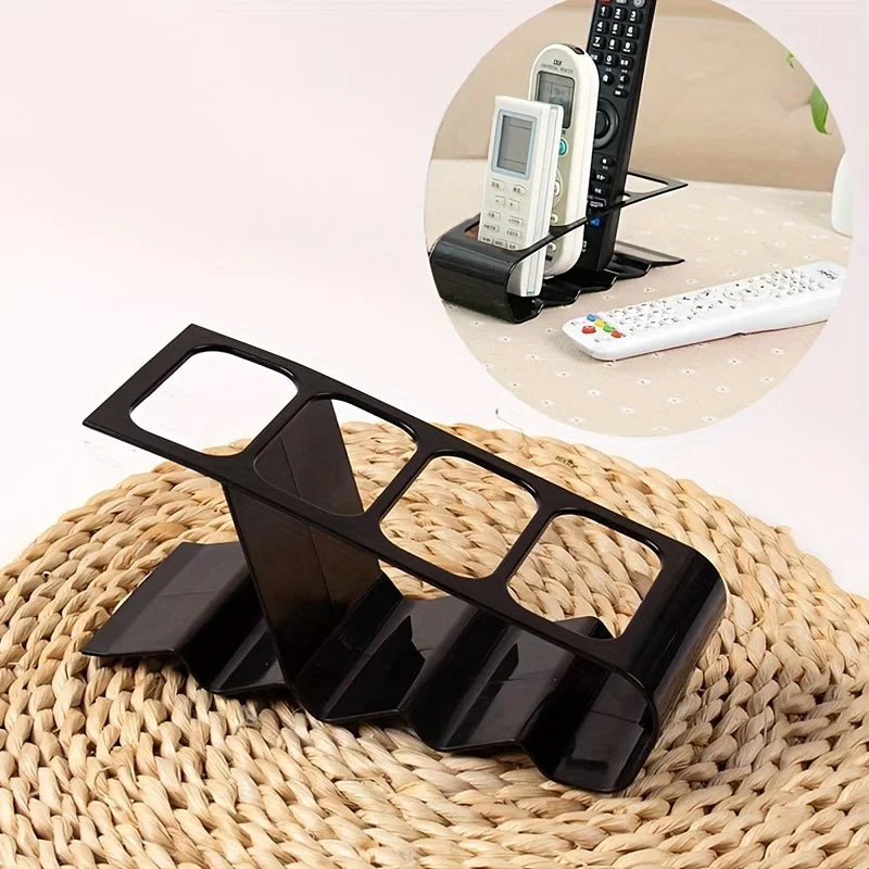 Organizador de Controle Remoto com Compartimentos, Suporte de Mesa Criativo em Plástico, Organizador de Mesa Multiuso