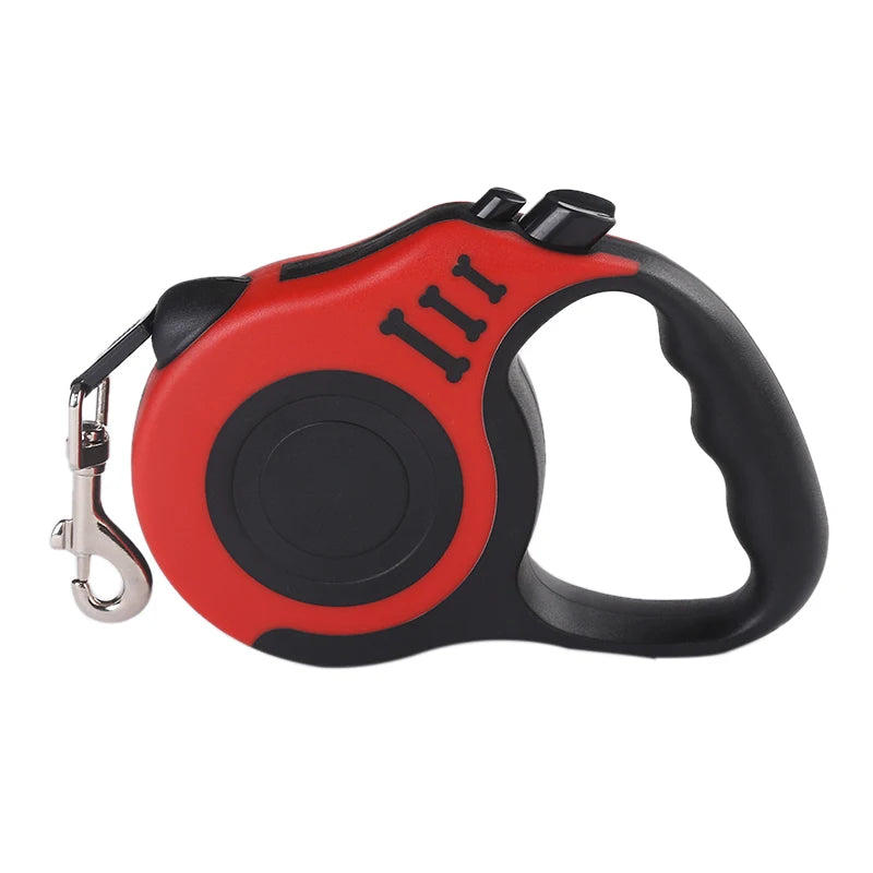 Guia de nylon resistente para cães e gatos de pequeno, médio e grande porte, com 3m e 5m de comprimento, retrátil automática e durável, da marca Yorkshire Pet Supplies.
