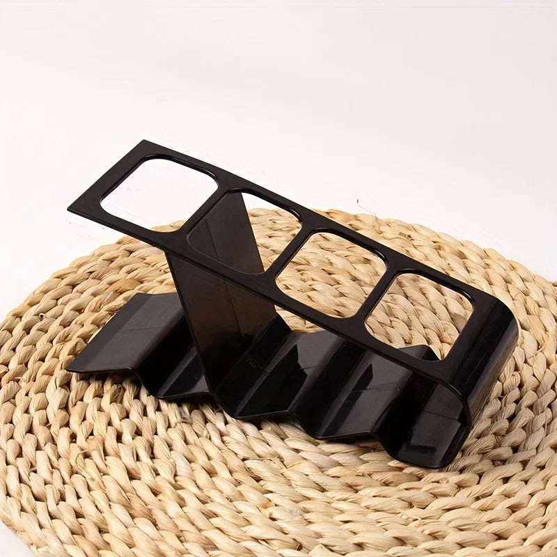 Organizador de Controle Remoto com Compartimentos, Suporte de Mesa Criativo em Plástico, Organizador de Mesa Multiuso