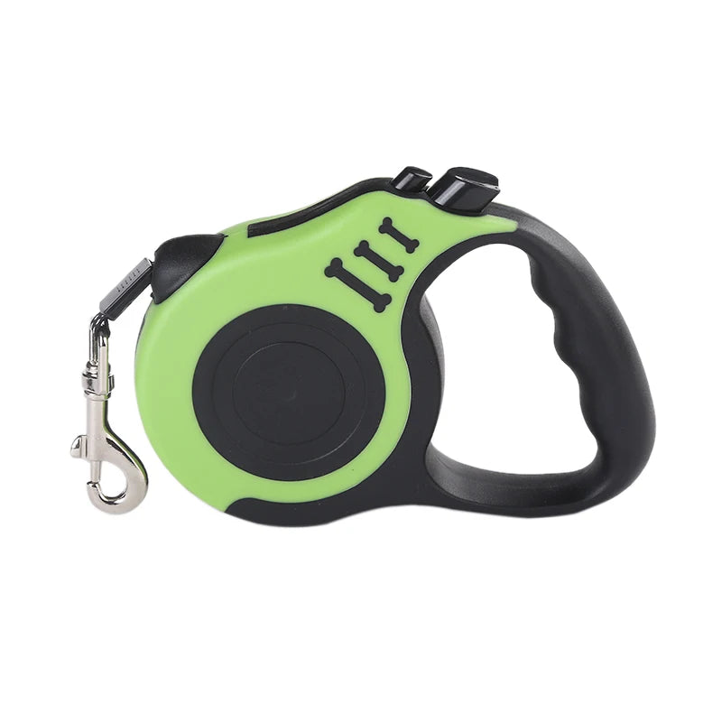 Guia de nylon resistente para cães e gatos de pequeno, médio e grande porte, com 3m e 5m de comprimento, retrátil automática e durável, da marca Yorkshire Pet Supplies.