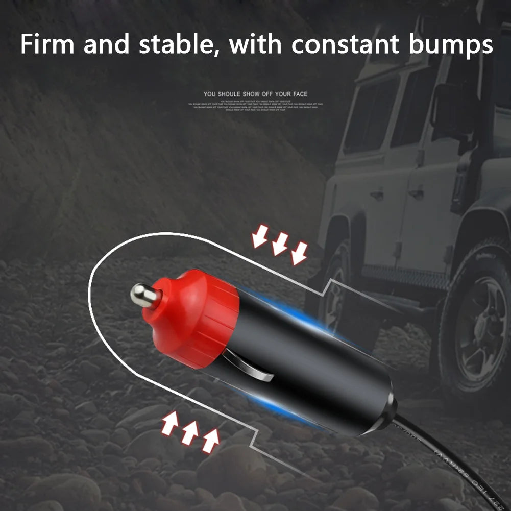 Aquecedor elétrico portátil para carro 12V/24V com função de aquecimento e resfriamento, 2 em 1, com rotação de 360 graus, desembaçador e aquecedor.