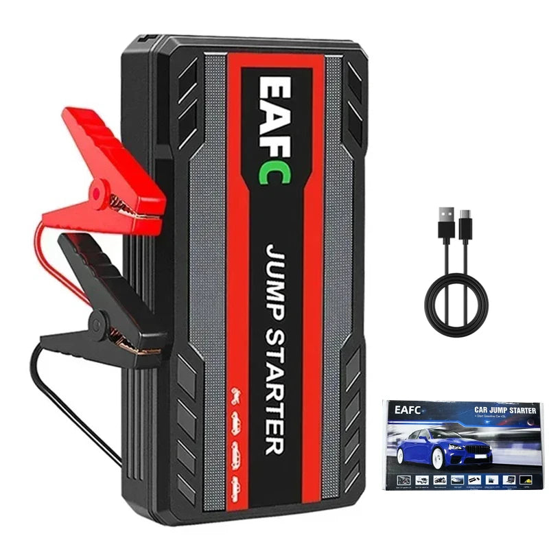 EAFC 2000A / 600A Carregador de Bateria Portátil para Carro, Auxiliar de Partida 12V para Motores a Diesel e Gasolina