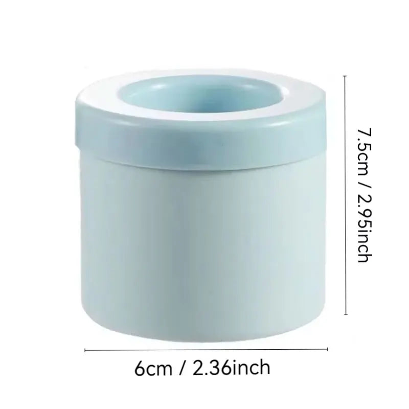 Forma de Gelo de Silicone Redonda para Gelo Caseiro de Verão, Ideal para Geladeira, Congelamento de Gelo e Uso Criativo em Bares