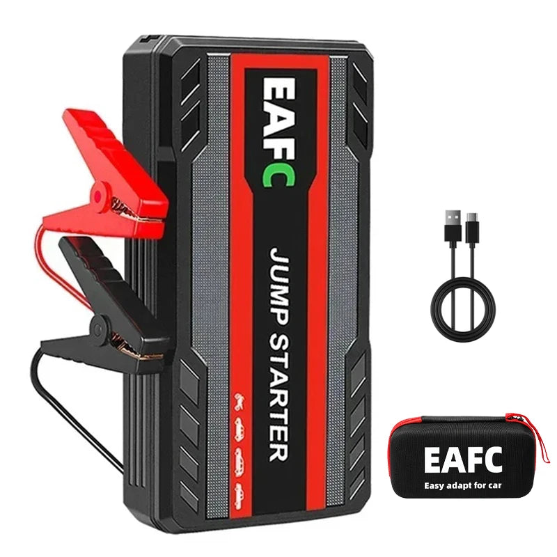 EAFC 2000A / 600A Carregador de Bateria Portátil para Carro, Auxiliar de Partida 12V para Motores a Diesel e Gasolina