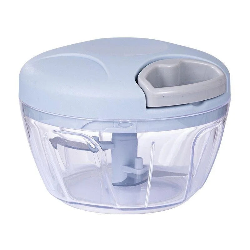 Moedor de carne manual de 500/900 ml, picador de alho, espremedor de alho giratório, triturador de alho, cortador de cebola e legumes, acessórios de cozinha.