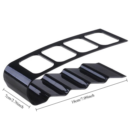 Organizador de Controle Remoto com Compartimentos, Suporte de Mesa Criativo em Plástico, Organizador de Mesa Multiuso