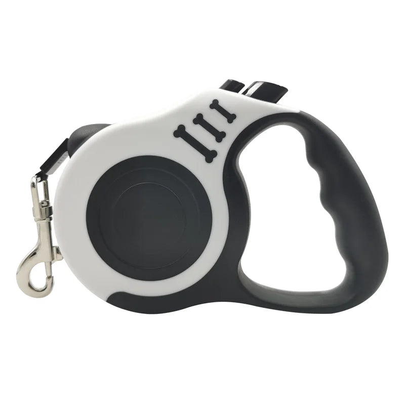 Guia de nylon resistente para cães e gatos de pequeno, médio e grande porte, com 3m e 5m de comprimento, retrátil automática e durável, da marca Yorkshire Pet Supplies.