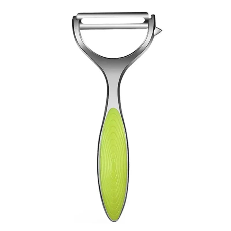 1 Descascador de Legumes em Aço Inoxidável, Descascador de Batatas, Ralador de Cenoura Multifuncional, Utensílios de Cozinha para Frutas, Acessórios de Cozinha Pelador